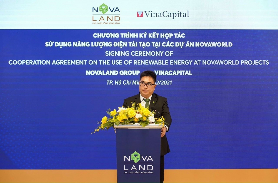 NovaLand hợp tác với Vinacapital mang năng lượng xanh đến với dự án NovaWorld 